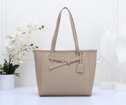 Structured Pink Handbag with Gold Buckle | Perfect for Everyday Style