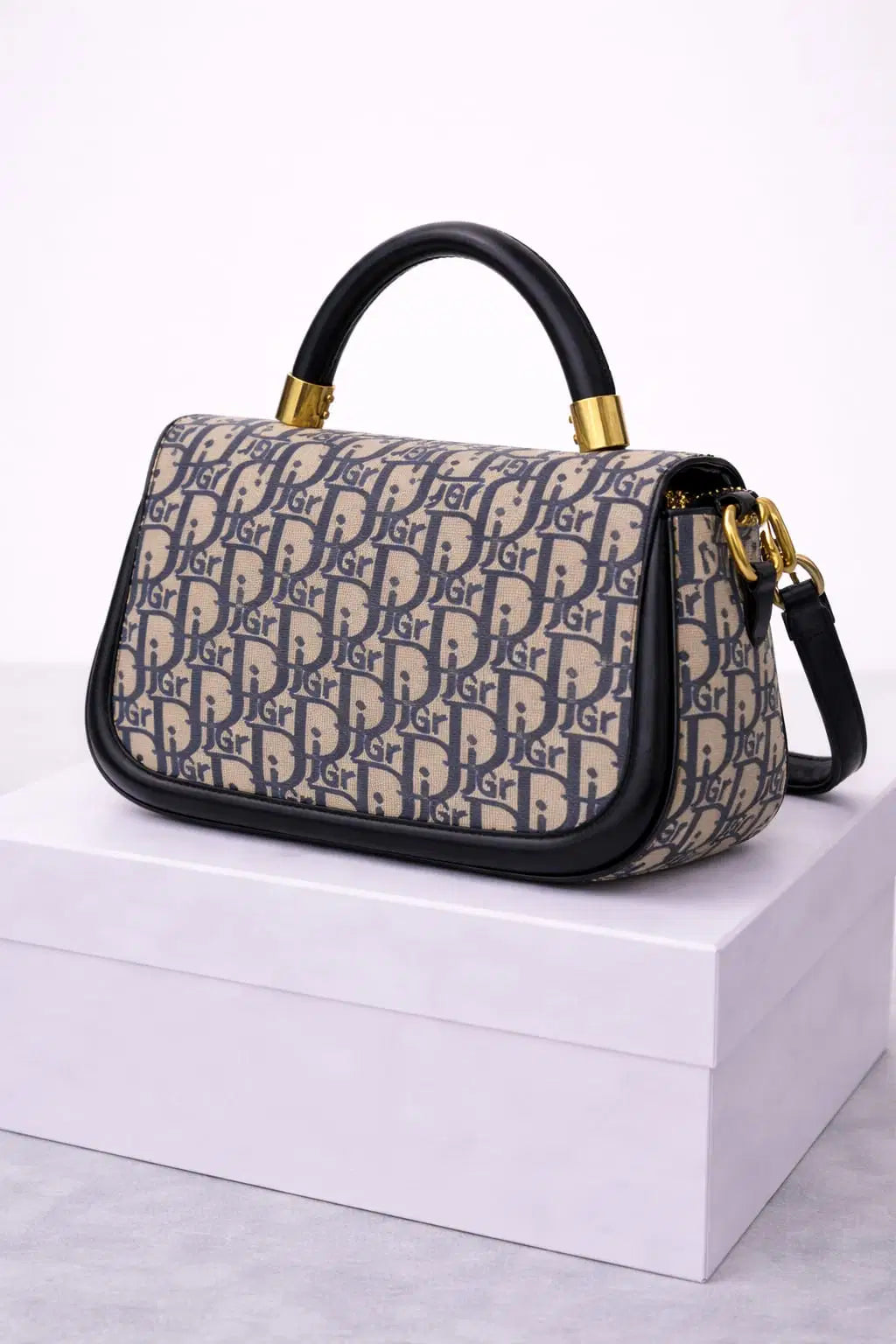 Monogram Canvas Flap Bag