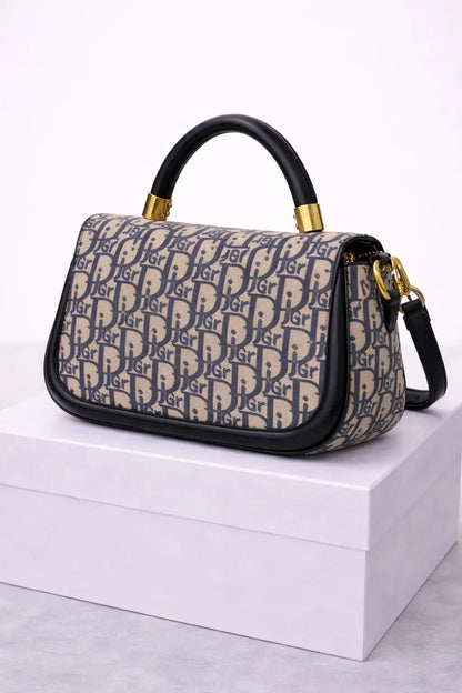 Monogram Canvas Flap Bag