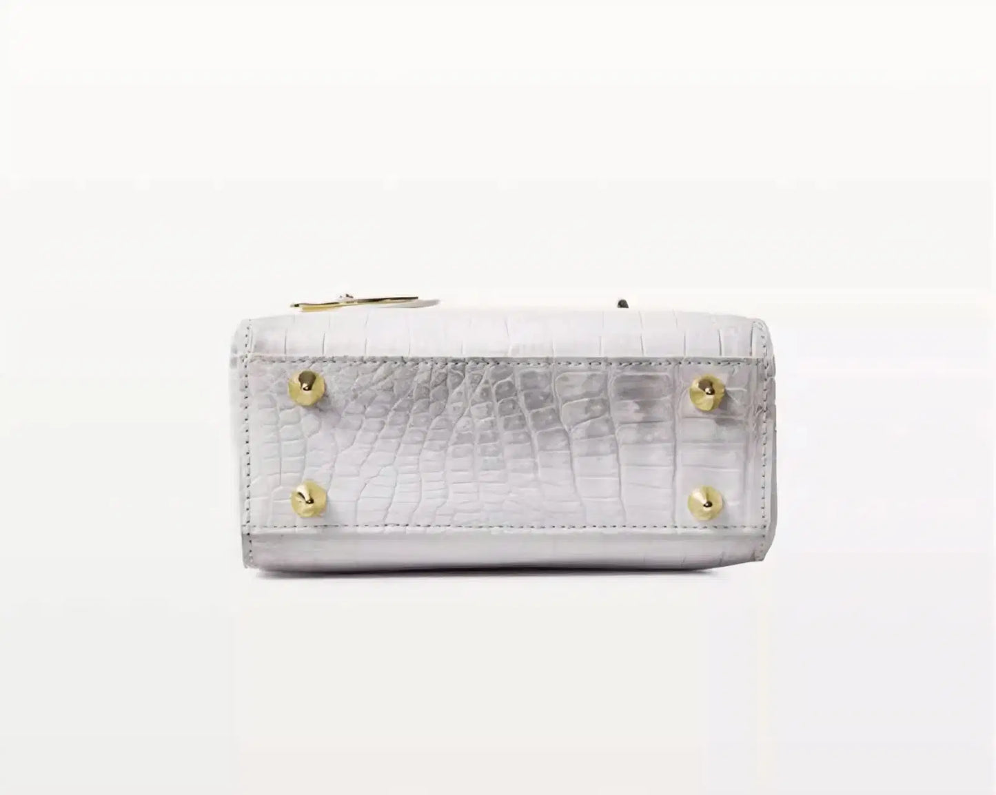 Empress Mini | Exotic Croc-Embossed Vegan Leather Top-Handle Sling Bag