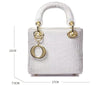 Empress Mini | Exotic Croc-Embossed Vegan Leather Top-Handle Sling Bag