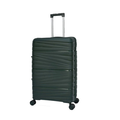 Vayaa 02  Blackish Green Luggage 28 Inch Large Size : Durable & Secure PP Trolley with 7-Year Warranty