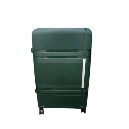 Vayaa 01 Blackish Green Luggage Set: Durable & Secure PP Trolley with 7-Year Warranty