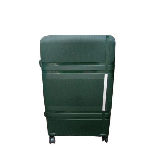 Vayaa 01 Blackish Green Luggage 28 Inch Large Size : Durable & Secure PP Trolley with 7-Year Warranty