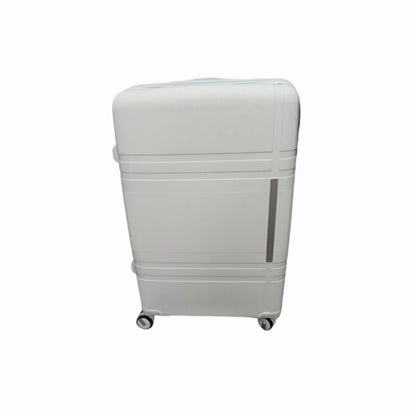 Vayaa 01 White Luggage Set: Durable & Secure PP Trolley with 7-Year Warranty