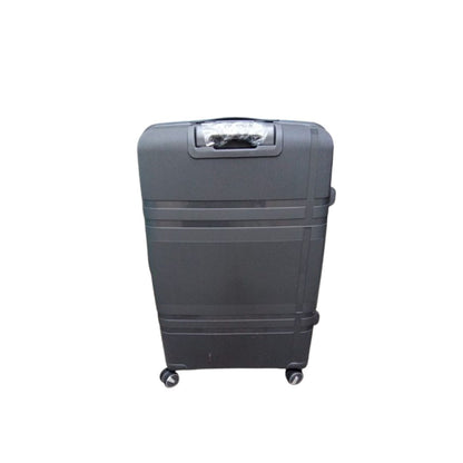 Vayaa 01 Dark Grey Luggage Set: Durable & Secure PP Trolley with 7-Year Warranty