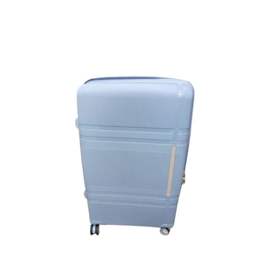 Vayaa 01 Steel Grey Luggage 24 Inch Medium Size : Durable & Secure PP Trolley with 7-Year Warranty