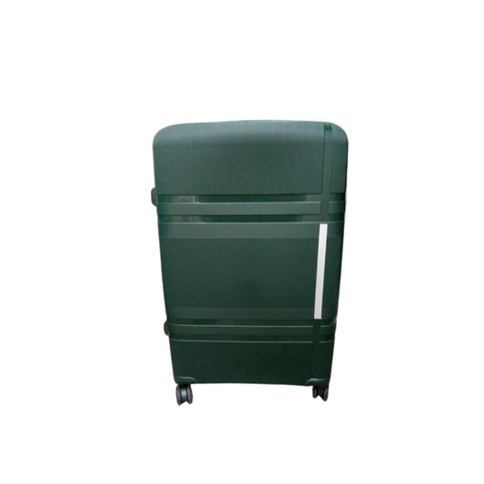 Vayaa 01 Dark Blackish Green Luggage 24 Inch Medium Size : Durable & Secure PP Trolley with 7-Year Warranty