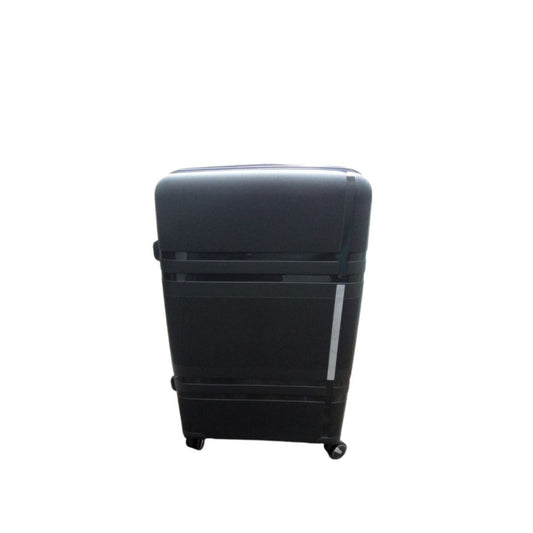 Vayaa 01 Steel Grey Luggage 24 Inch Medium Size : Durable & Secure PP Trolley with 7-Year Warranty