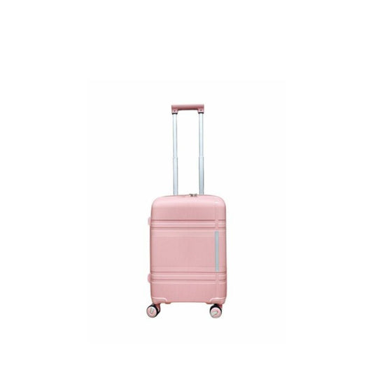 Vayaa 01 Rose Gold Luggage 20 Inch Small Size : Durable & Secure PP Trolley with 7-Year Warranty