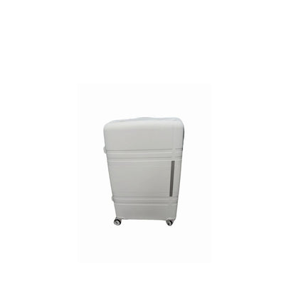 Vayaa 01 White Luggage 20 Inch Small Size : Durable & Secure PP Trolley with 7-Year Warranty