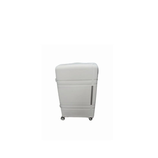 Vayaa 01 White Luggage 20 Inch Small Size : Durable & Secure PP Trolley with 7-Year Warranty