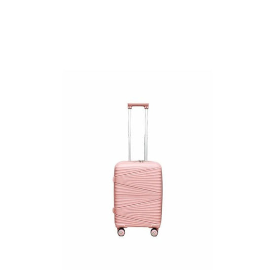Vayaa 02 Pink Luggage 20 Inch Small Size : Durable & Secure PP Trolley with 7-Year Warranty