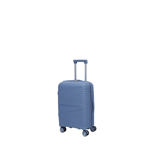 Vayaa 02 Steel Grey  Luggage 20 Inch Small Size : Durable & Secure PP Trolley with 7-Year Warranty