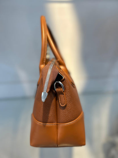 Versatile & Vegan: The Detachable Scarf Handbag Brown