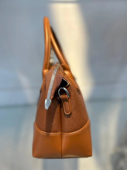 Versatile & Vegan: The Detachable Scarf Handbag Brown