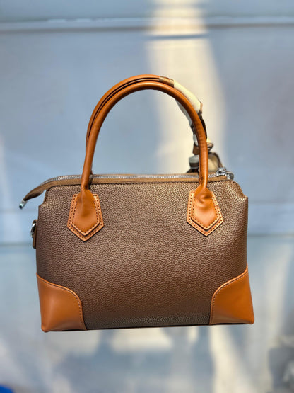 Versatile & Vegan: The Detachable Scarf Handbag Coffee