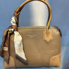 Versatile & Vegan: The Detachable Scarf Handbag Khakhi