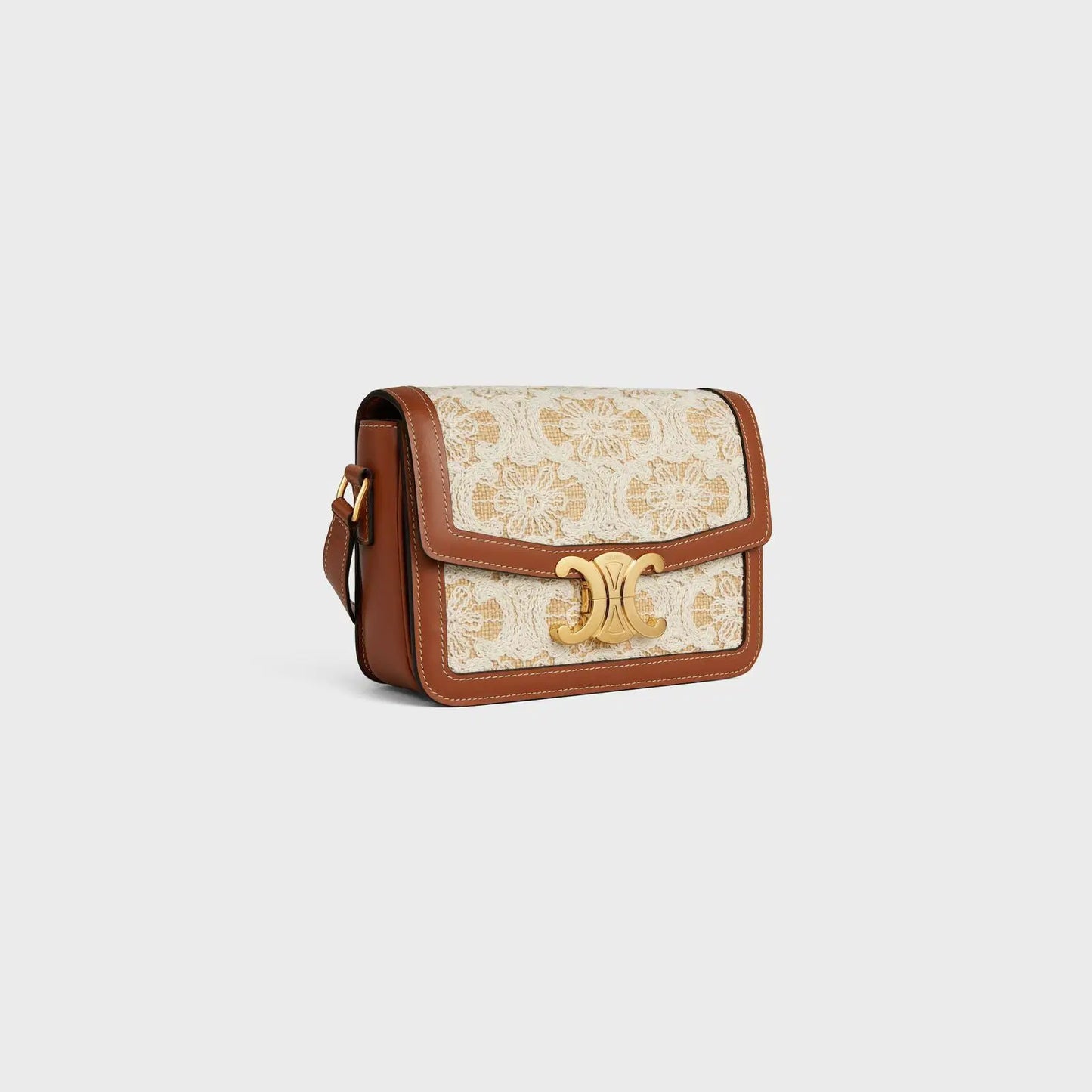 Boho Luxe Crochet Vegan Leather Crossbody Bag