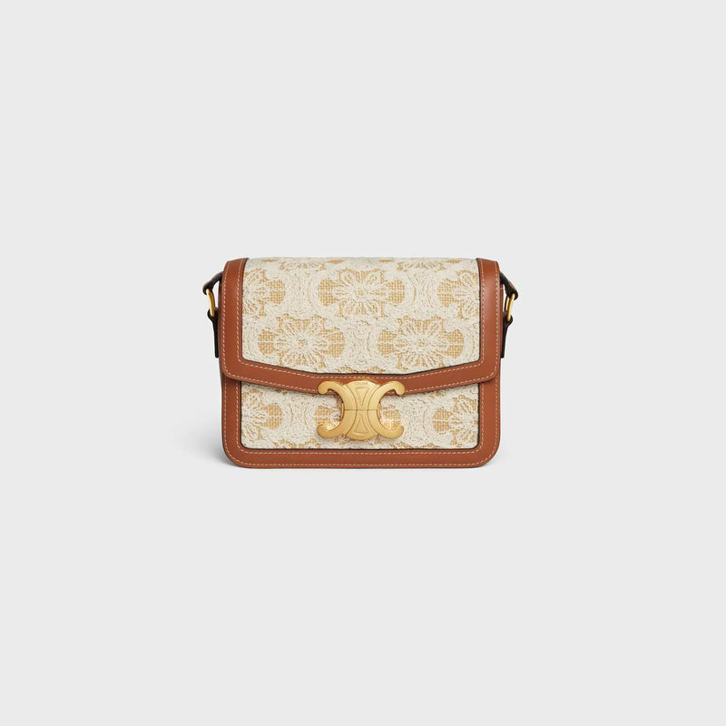 Boho Luxe Crochet Vegan Leather Crossbody Bag