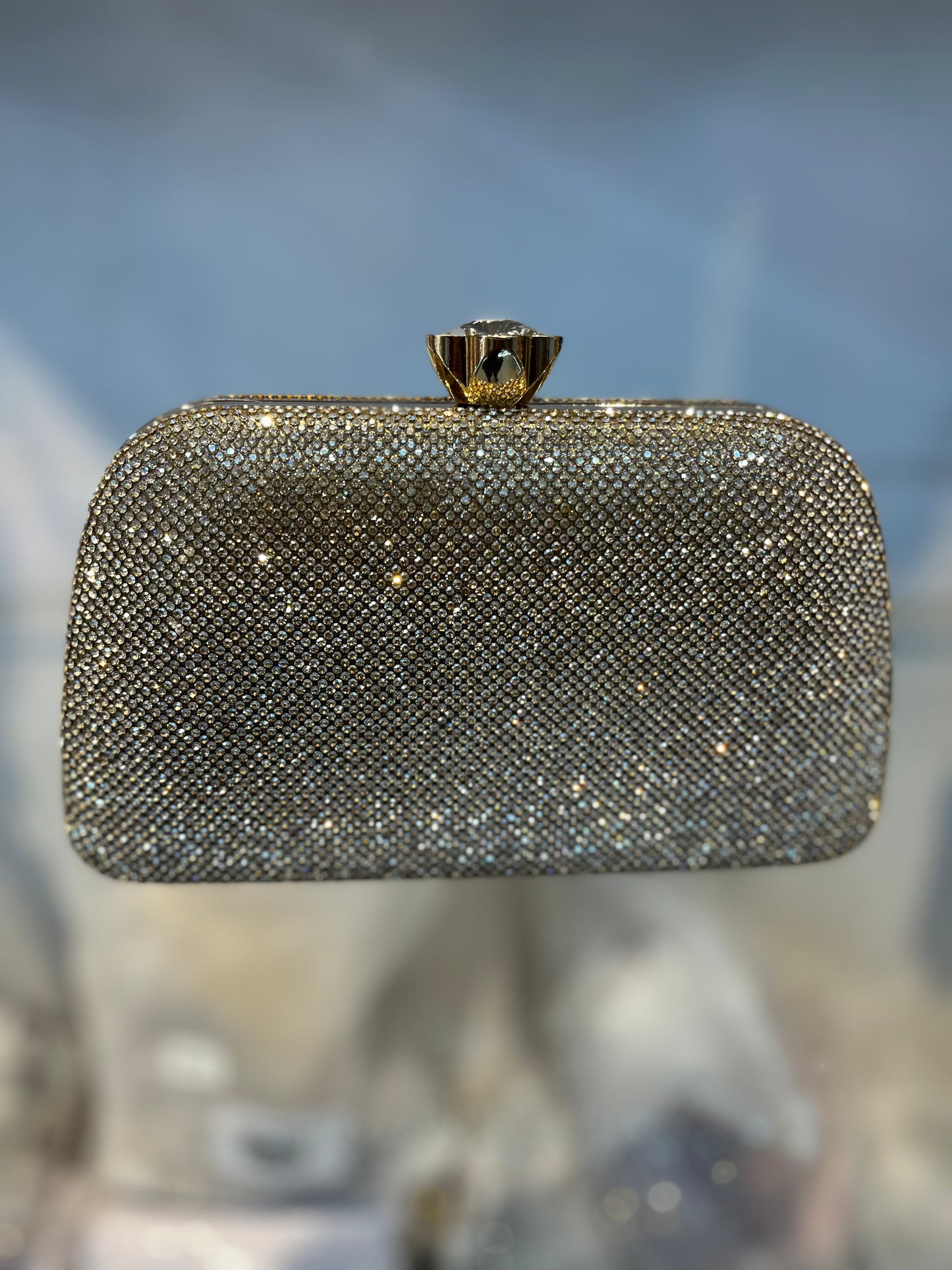 Glam and Shine: The Gold Evening Clutch