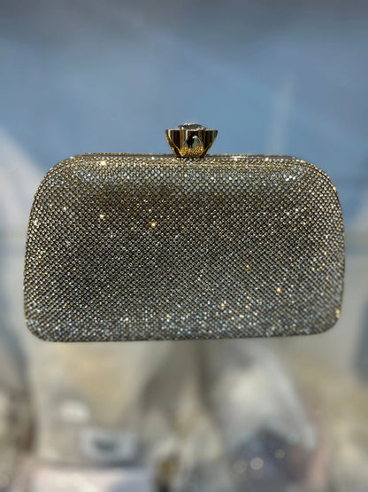 Glam and Shine: The Gold Evening Clutch