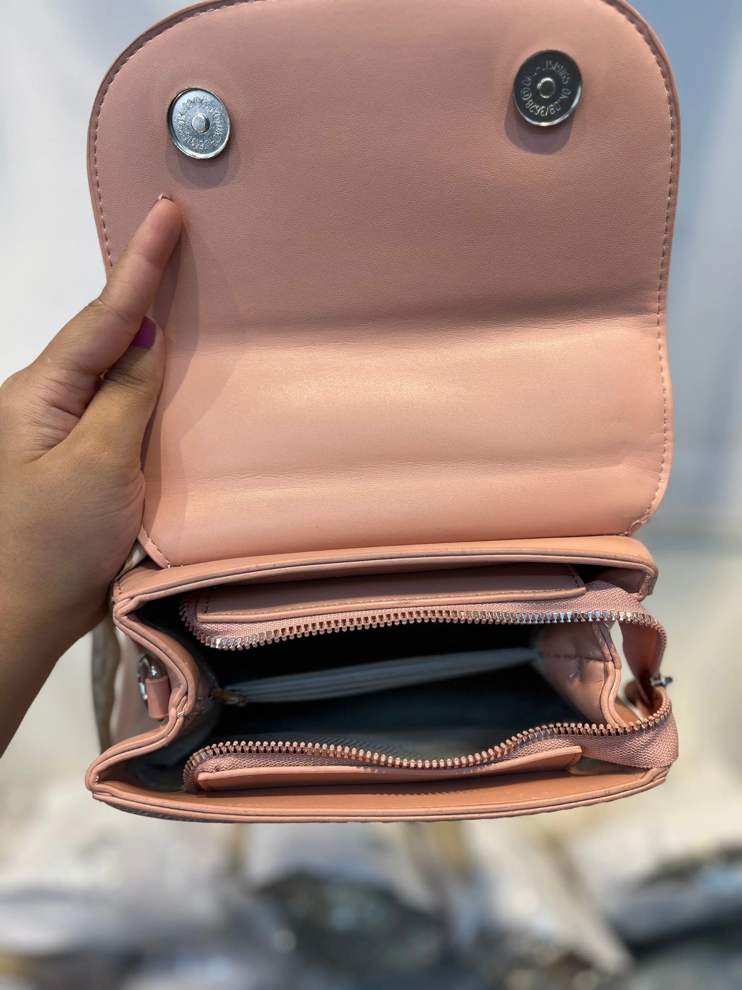 Elegant Pink Faux Leather Top Handle Bag with Scarf Accent - Perfect for a Fashionable Look 02