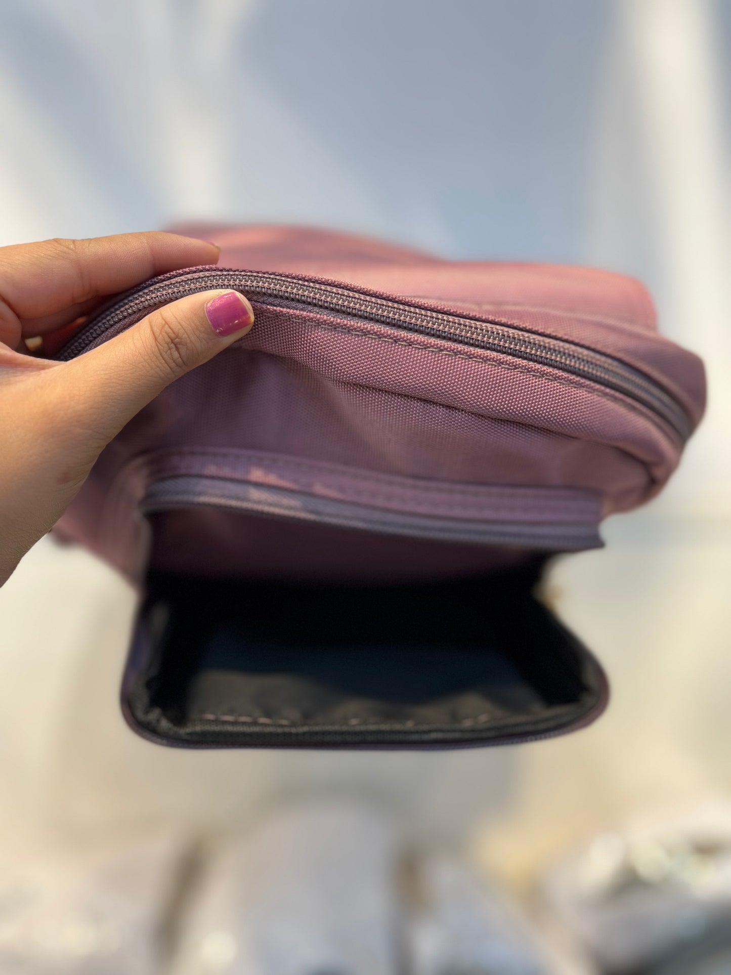 Charming Pink Backpack with Cat Charm for Women