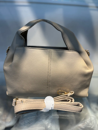 Premium Vegan Leather Beige Sling Vanilla Handbag