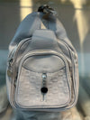 Premium Soft Vegan Leather Chest Bag – Versatile Ash Grey Crossbody Sling for Travel & Daily Wear