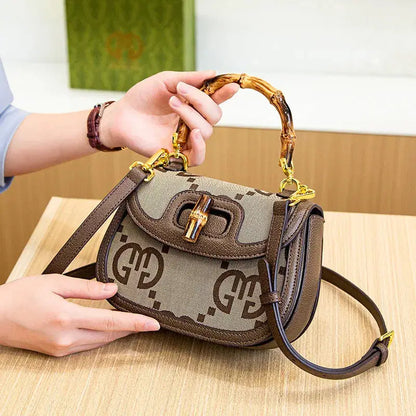 Luxe Heritage Bamboo Top-Handle Sling