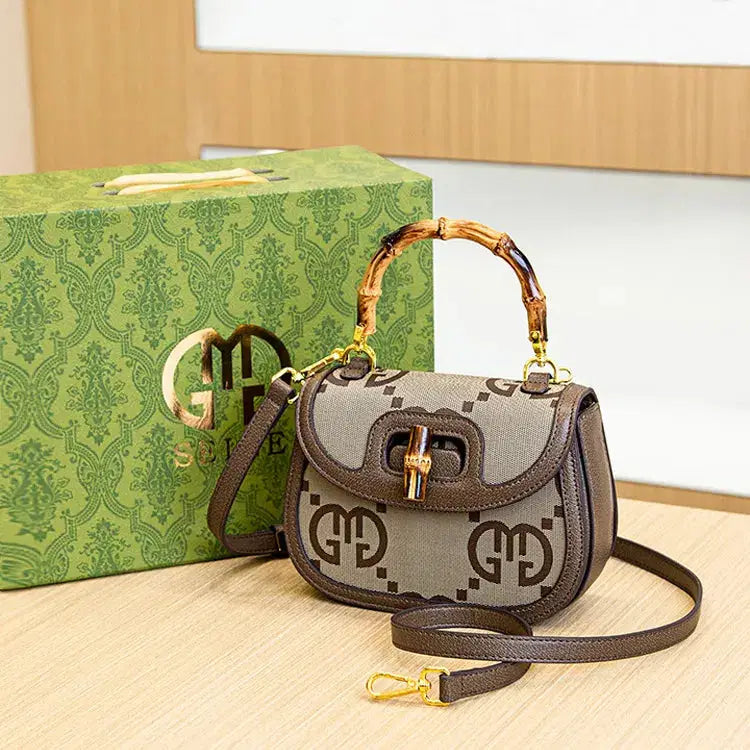 Luxe Heritage Bamboo Top-Handle Sling