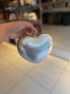 Silver Dazzle Heart Clutch | Crystal Fringe Party Handbag