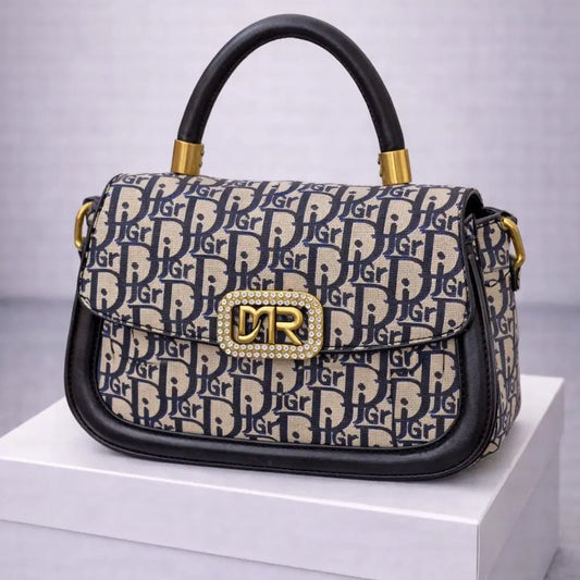 Monogram Canvas Flap Bag