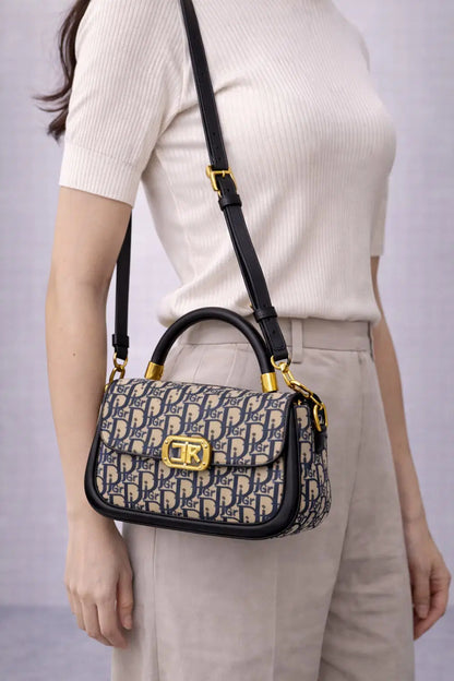 Monogram Canvas Flap Bag