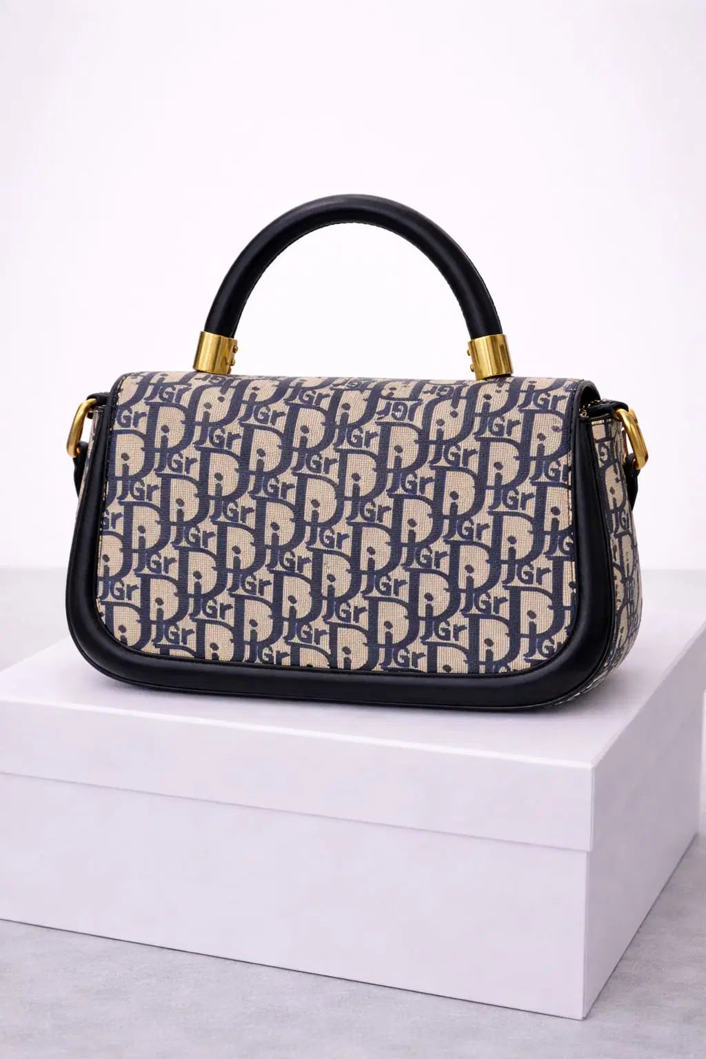Monogram Canvas Flap Bag