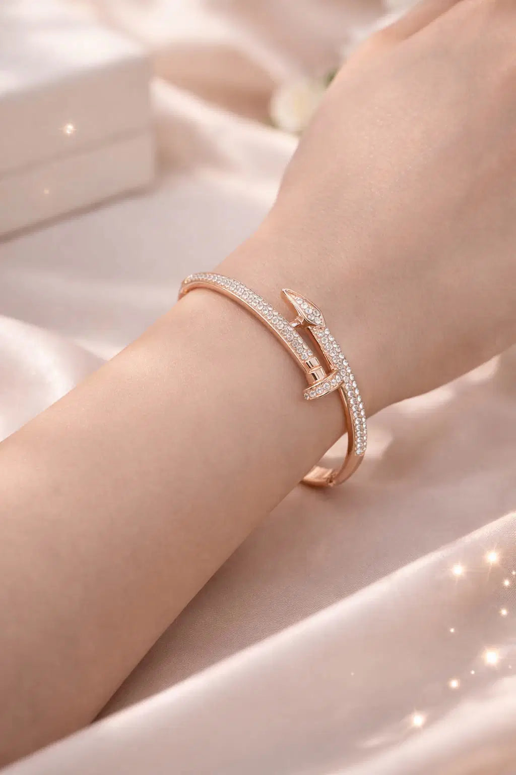 Signature Luxe Nail Bangle | Water-Resistant & Hypoallergenic