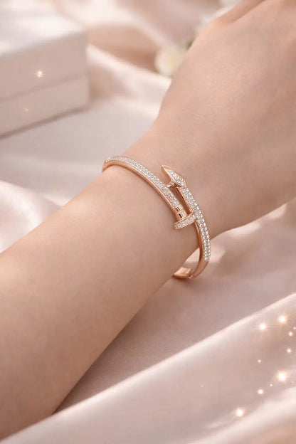 Signature Luxe Nail Bangle | Water-Resistant & Hypoallergenic