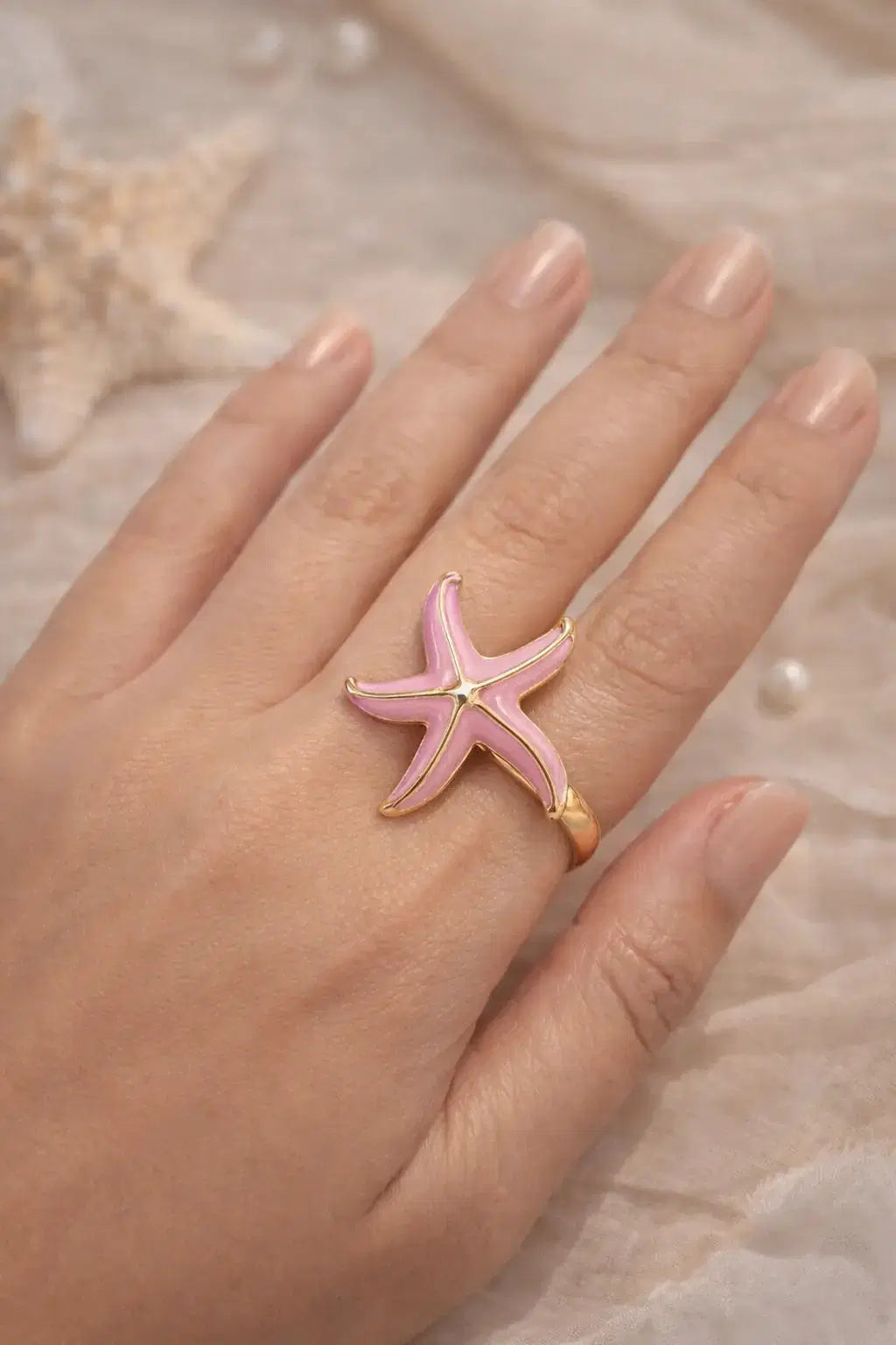 Rosé Sands: The Blush Starfish Jewelry Combo
