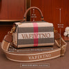Camel Luxe Vegan Leather Sling Handbag