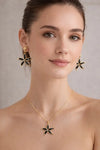 Midnight Star: The Onyx Starfish Jewelry Combo