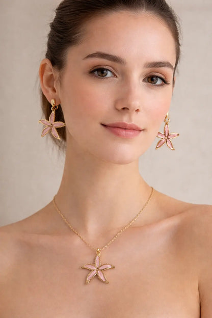 Rosé Sands: The Blush Starfish Jewelry Combo